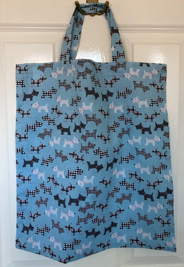 Unlined Tote Bag (Scottie Dog)