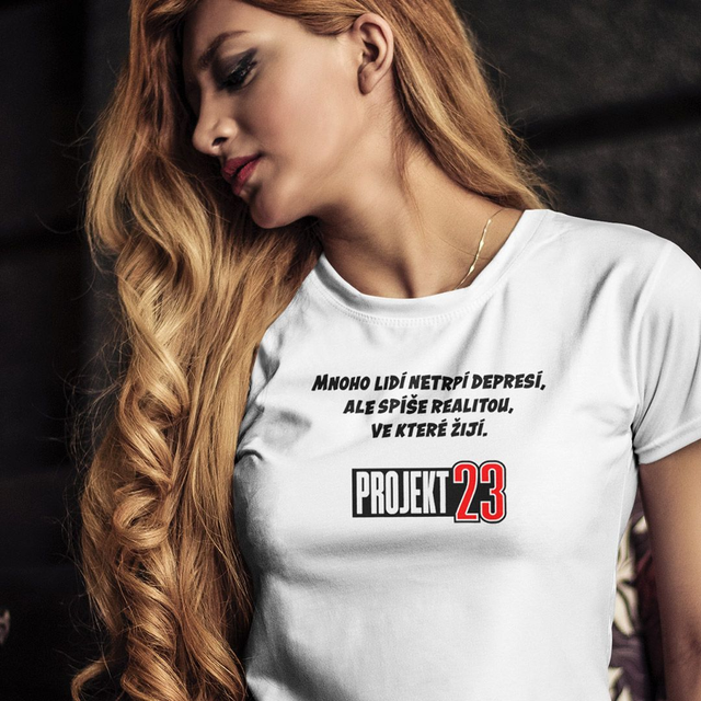 "Mnoho lidí netrpí..." Dámské tričko