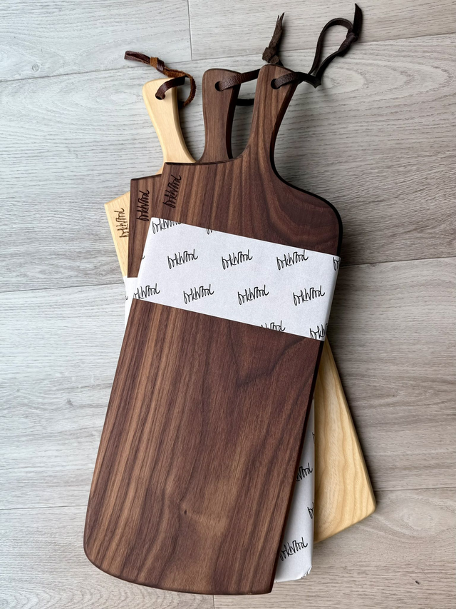 Luxe serveerplank - Amerikaans Notenhout