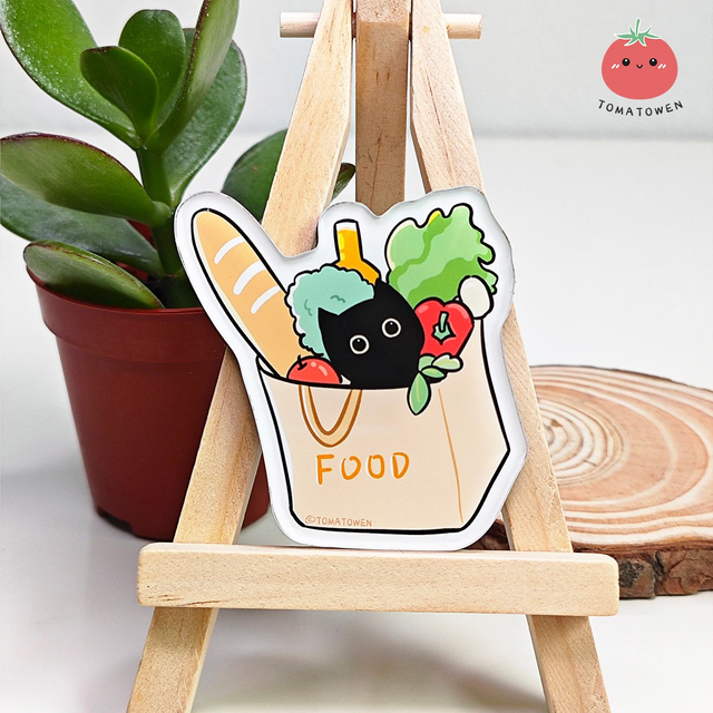 Fridge Magnet: Grocery paper bag Kola