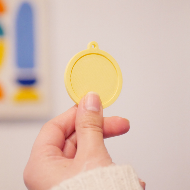 Mini tambour à broder en 3D (4,7cm)