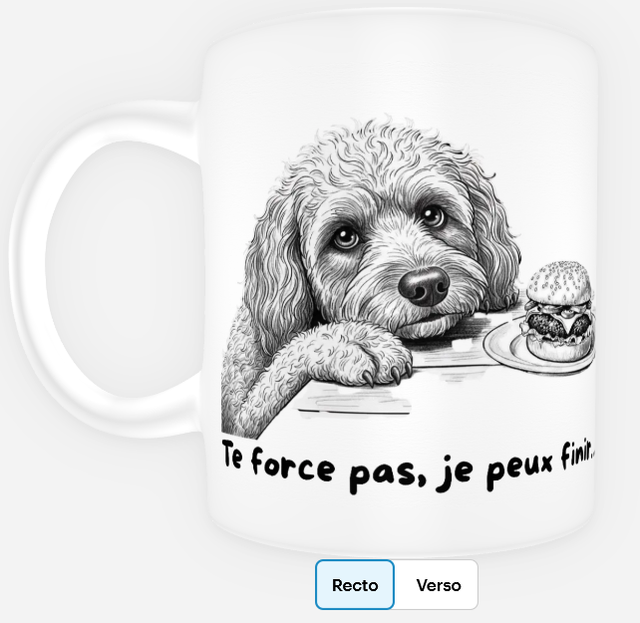 mug chien gourmand