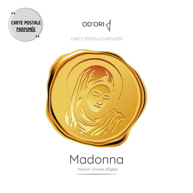 Carte postale PARFUMÉE - Madonna