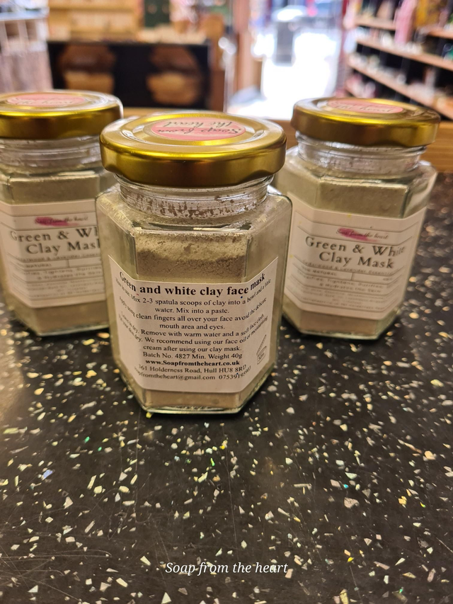 Green &amp; White Clay Mask