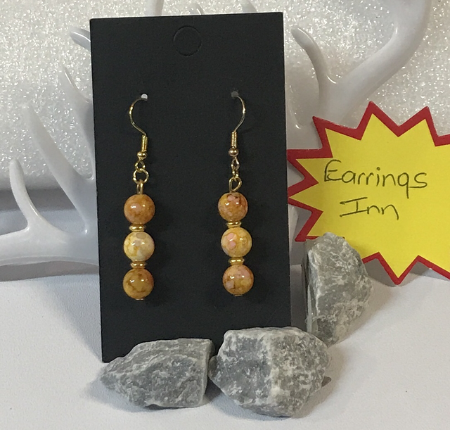 Yellow Dangling Earrings- YDE66