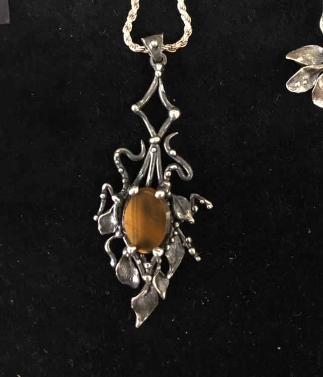 Tiger eye creature Pendant 