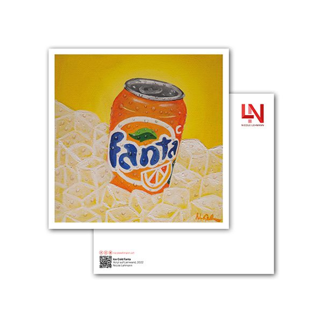 Ice Cold Fanta - Kunstkarte