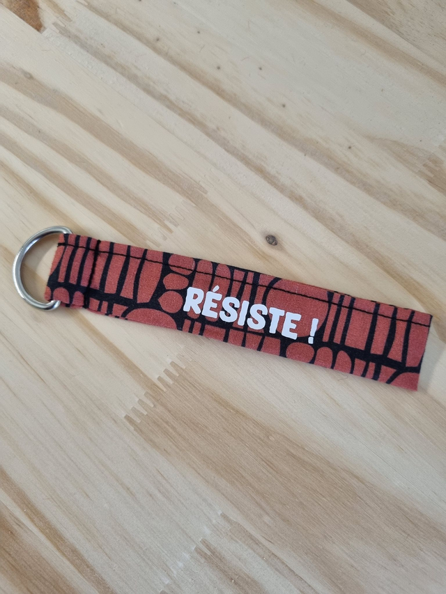 Porte-clé &quot;Résiste !&quot;