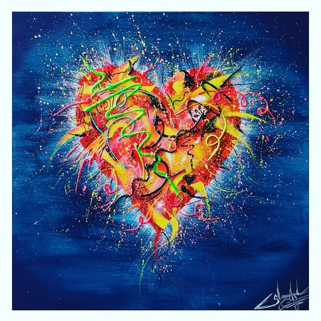 Poster d'art "Sparkling heart"