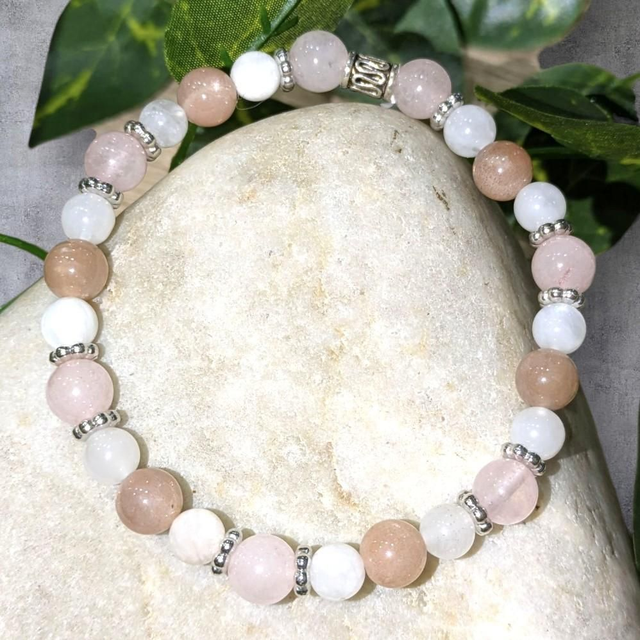 Bracelet &quot;Âme féminine&quot; 8mm BR-300