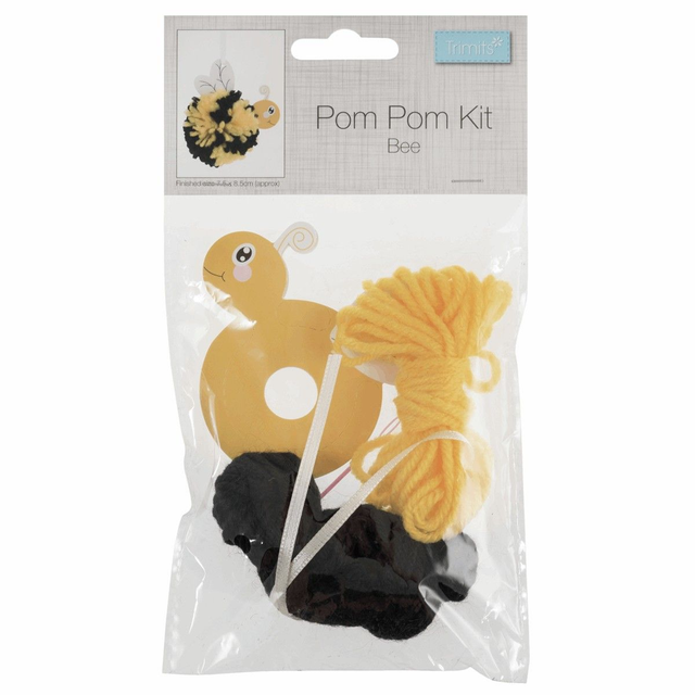 Pom Pom Decoration Kit: Bee