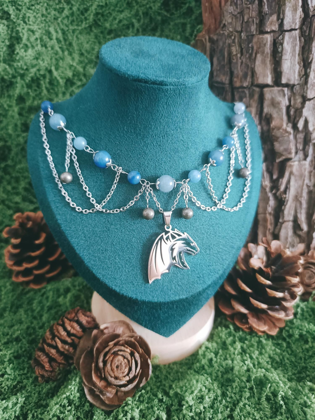 COLLIER - SAPHIRA (pièce unique)