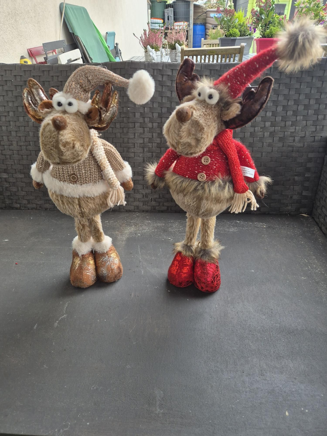 Renne sur 2 pattes hauteur 56cm