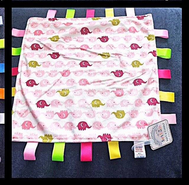 Personalised Baby Comforter Taggies Blanket - Baby Blanket - Taggy blanket