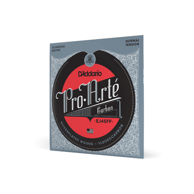 D'Addario EJ45FF Pro Arte Dynacore Basses Corde de guitare classique Tensions normale Carbone