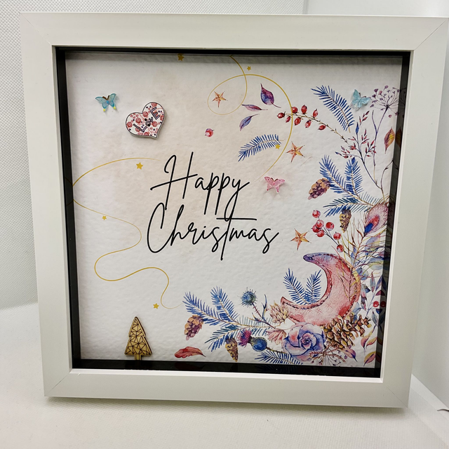 Personalised Christmas frame. Beautiful Christmas gift.  