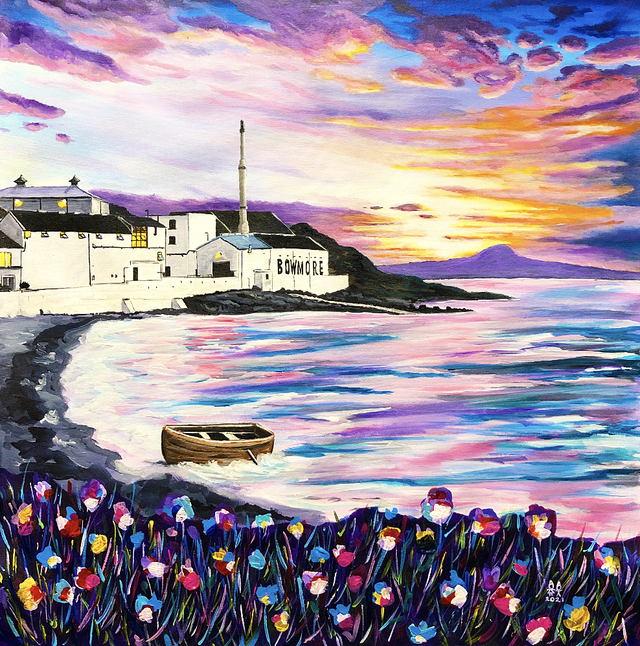 X4 Prints - Bowmore Distillery, Isle of Islay 8"x8" (£7.50 a unit)