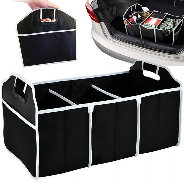 Sac organisateur de coffre de voiture en ABS