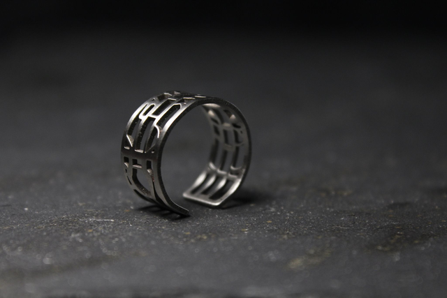 Paris  Champ de Mars  Tour Eiffel | Bague | Inox | Dedale