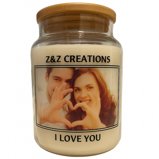 Personalised Jar Candle 