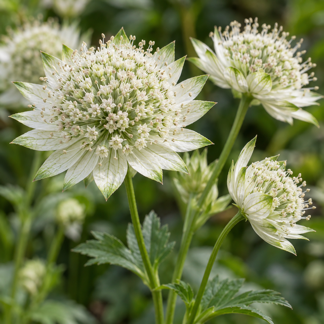 Astrantia major 'White Joyce' P11 (1.3 litre)