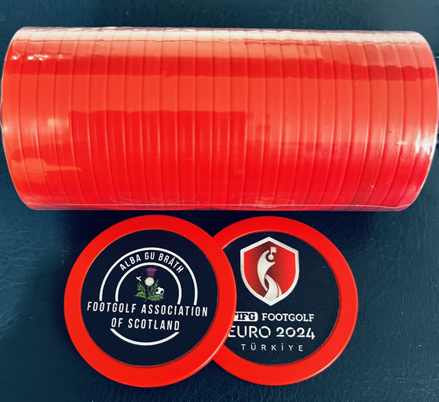Limited Edition Scotland EuroFootGolf Ball Marker