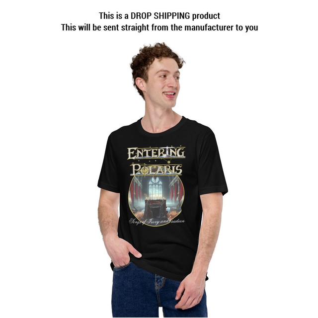 Entering Polaris - Songs Of Ivory And Obsidian black unisex t-shirt