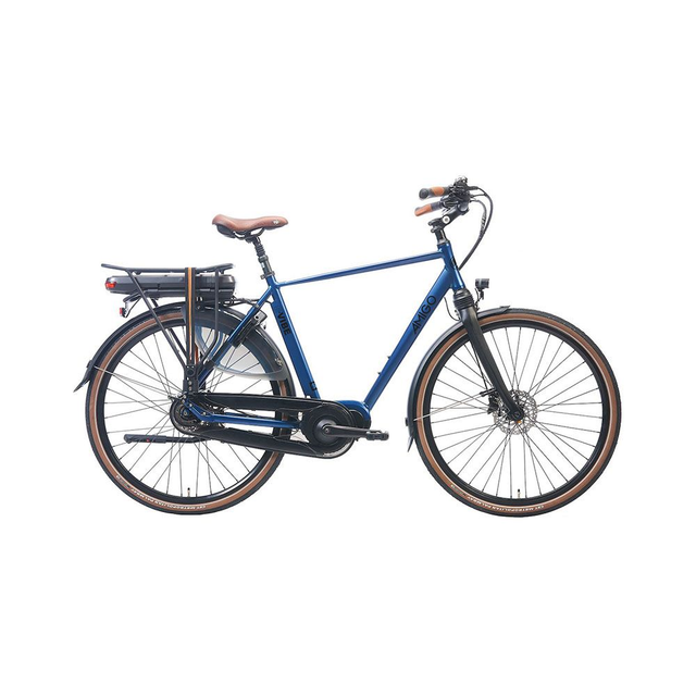 Herren-E-Bike, E-Vibe, S3, 28 Zoll, 8G, hydraulische Scheibenbremsen, Dunkelblau