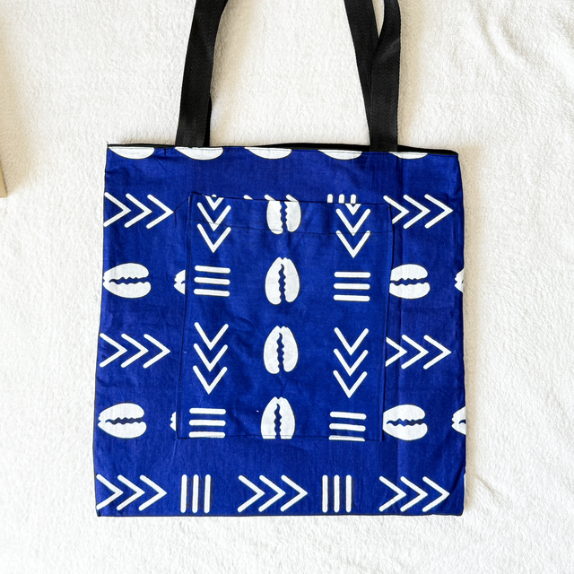 Sac en wax bleu
