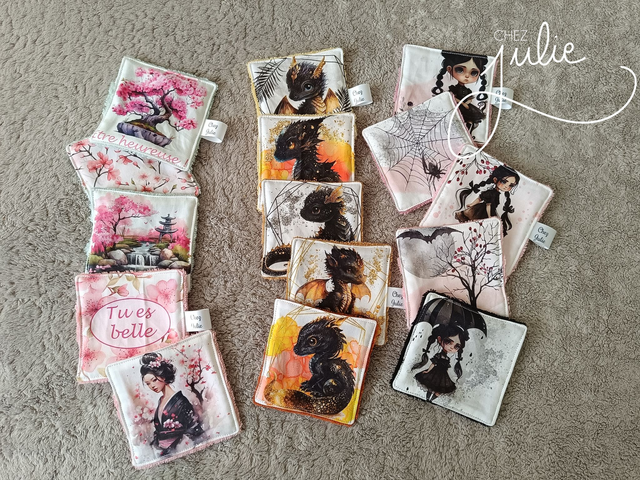 Lot de 5 Lingettes (10x10cm)