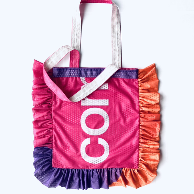 Ruffle Tote Bag