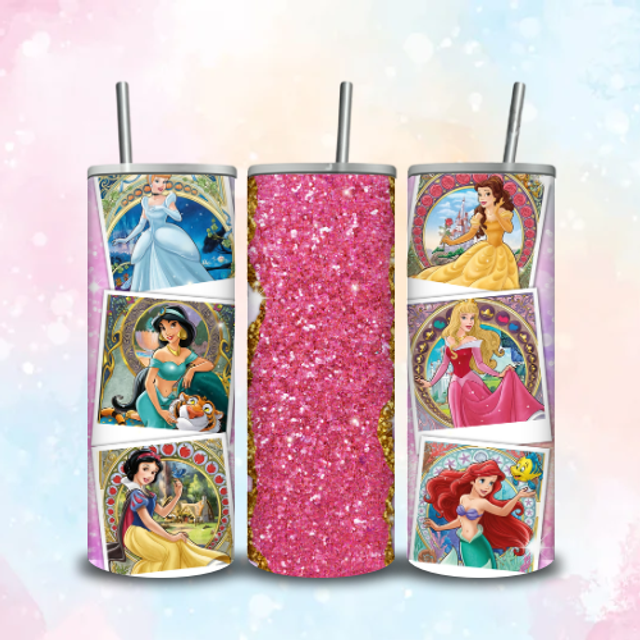 Tumbler Déchiré Princesse Ciel