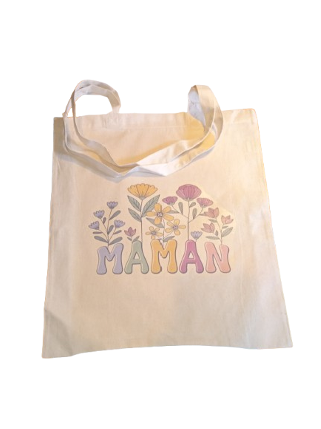 Sac de shopping "MAMAN" – Édition artisanale