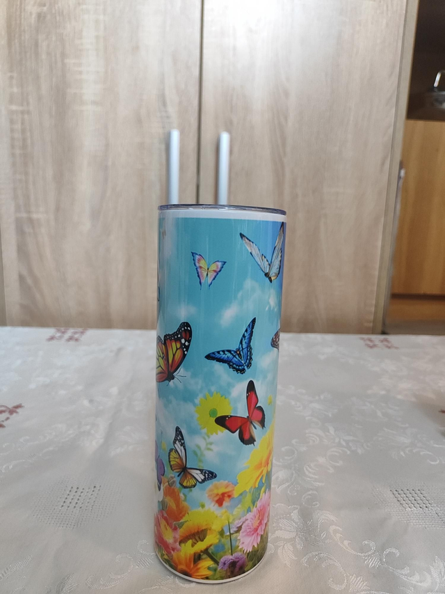 20 oz Thermobecher Schmetterlinge ca. 600ml