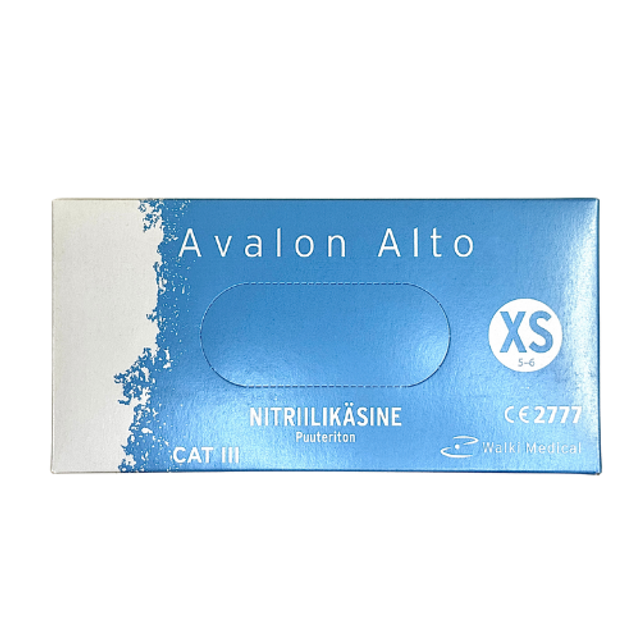Nitriilikäsine (XS) AVALON ALTO, 100 kpl/pkt