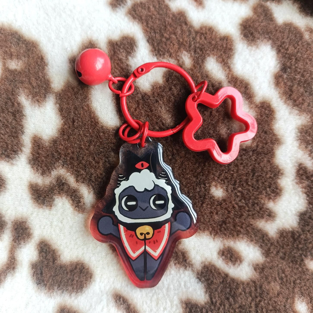 cotl inspired lamb - jumbo acrylic keychain 