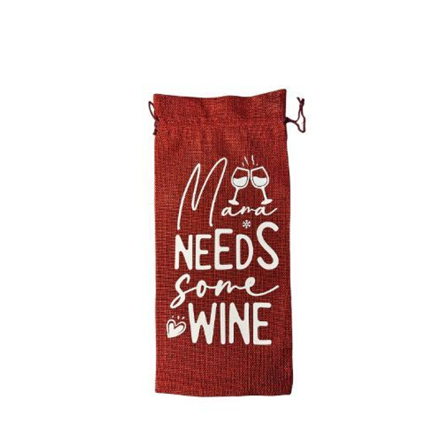 Eco-Friendly Jute Wine Gift Bag – Burlap Bottle Carrier