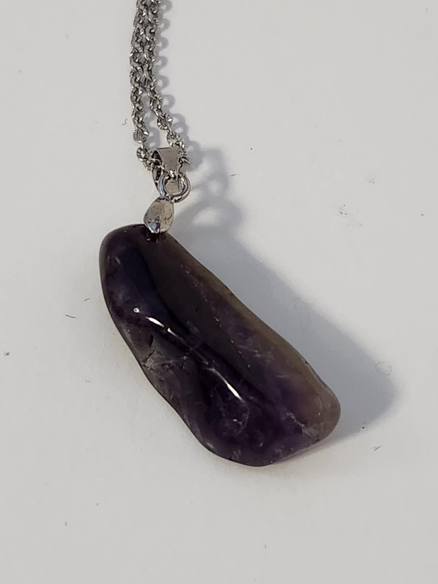 Collier pierre d’améthyste 