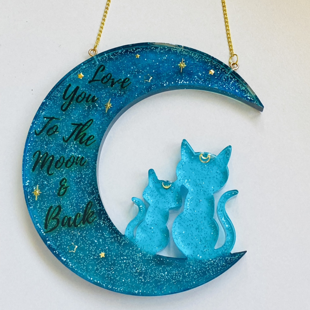 Suncatcher « Love You To the Moon &amp; Back »