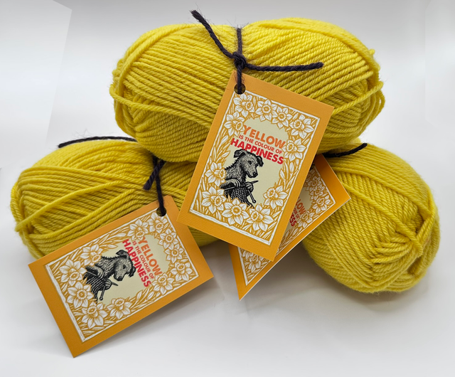 Yellow is the colour of Happiness, 50g DK