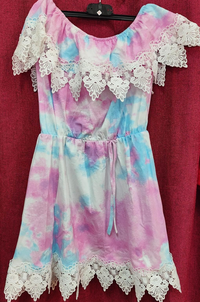 Italy Moda Spitzenkleid für Mädchen Gr 5-12 Jahre