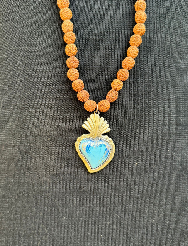 Mala con cuore blu 26NG-35