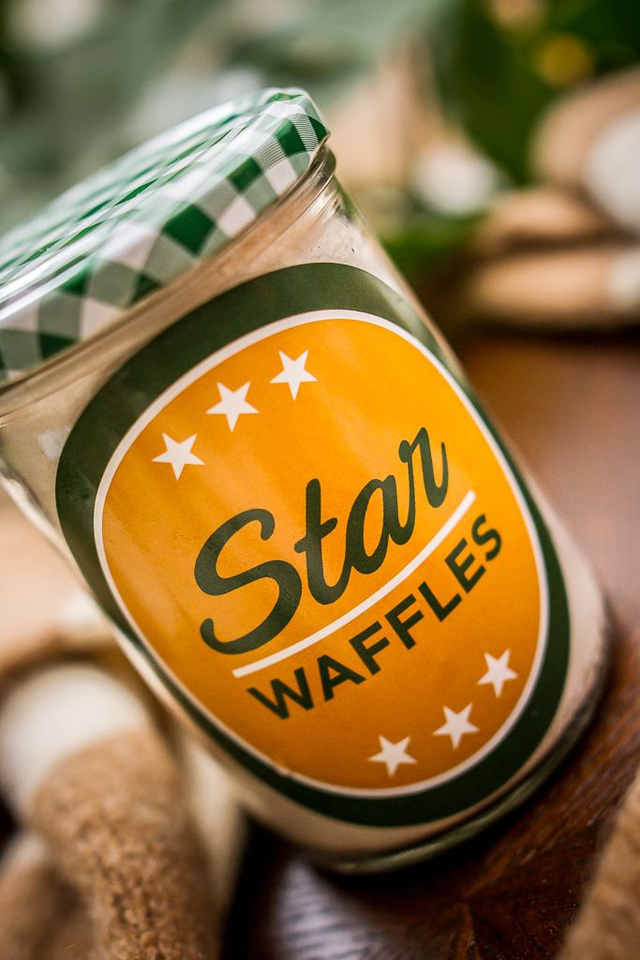 Waffelmischung für Zuhause