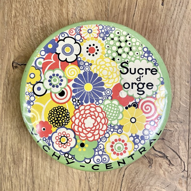 Boîte Sucre d&#039;Orge Vichy Central Années 1970 