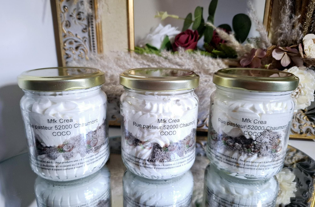 Bougie parfumée coco