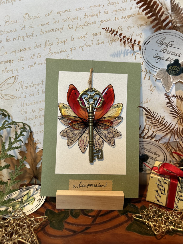 Clé Féerique - Papillon Fairy Nevermore