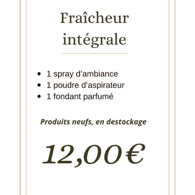 Lot fraîcheur intégrale 