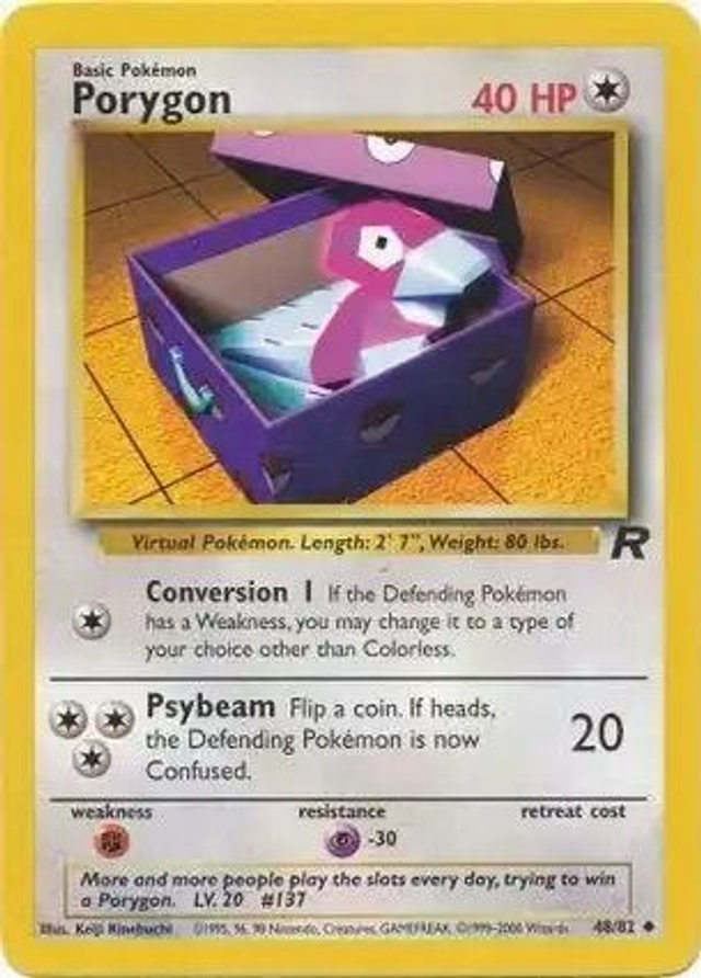 Porygon - 48/82 (Team Rocket Unlimited)
