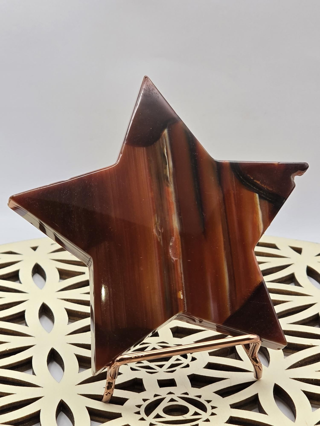 Cornaline forme étoile 