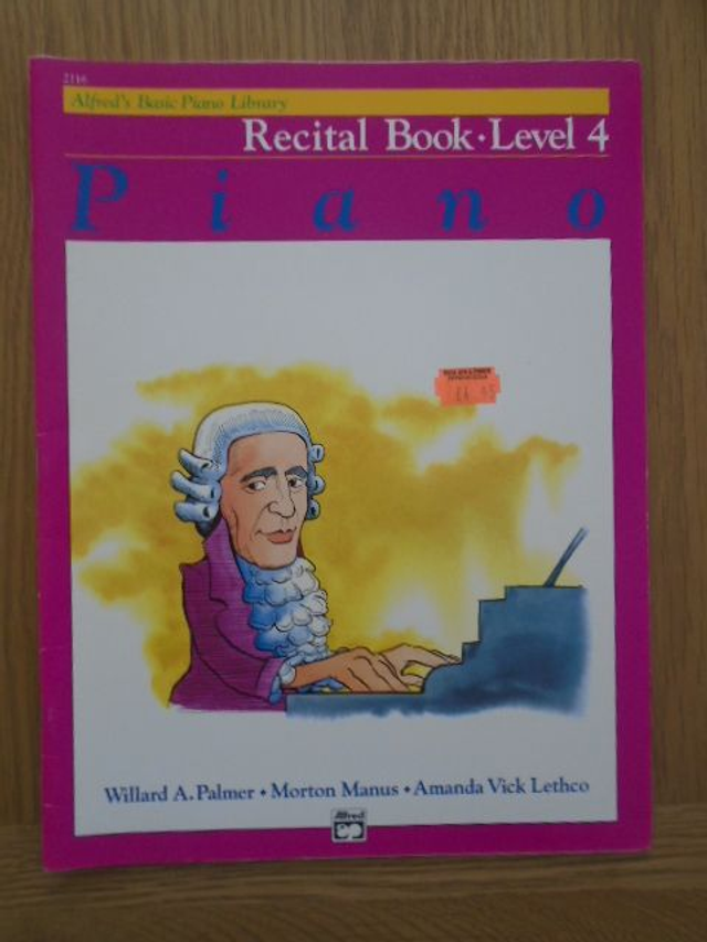 Alfreds basic piano library recital book level 4